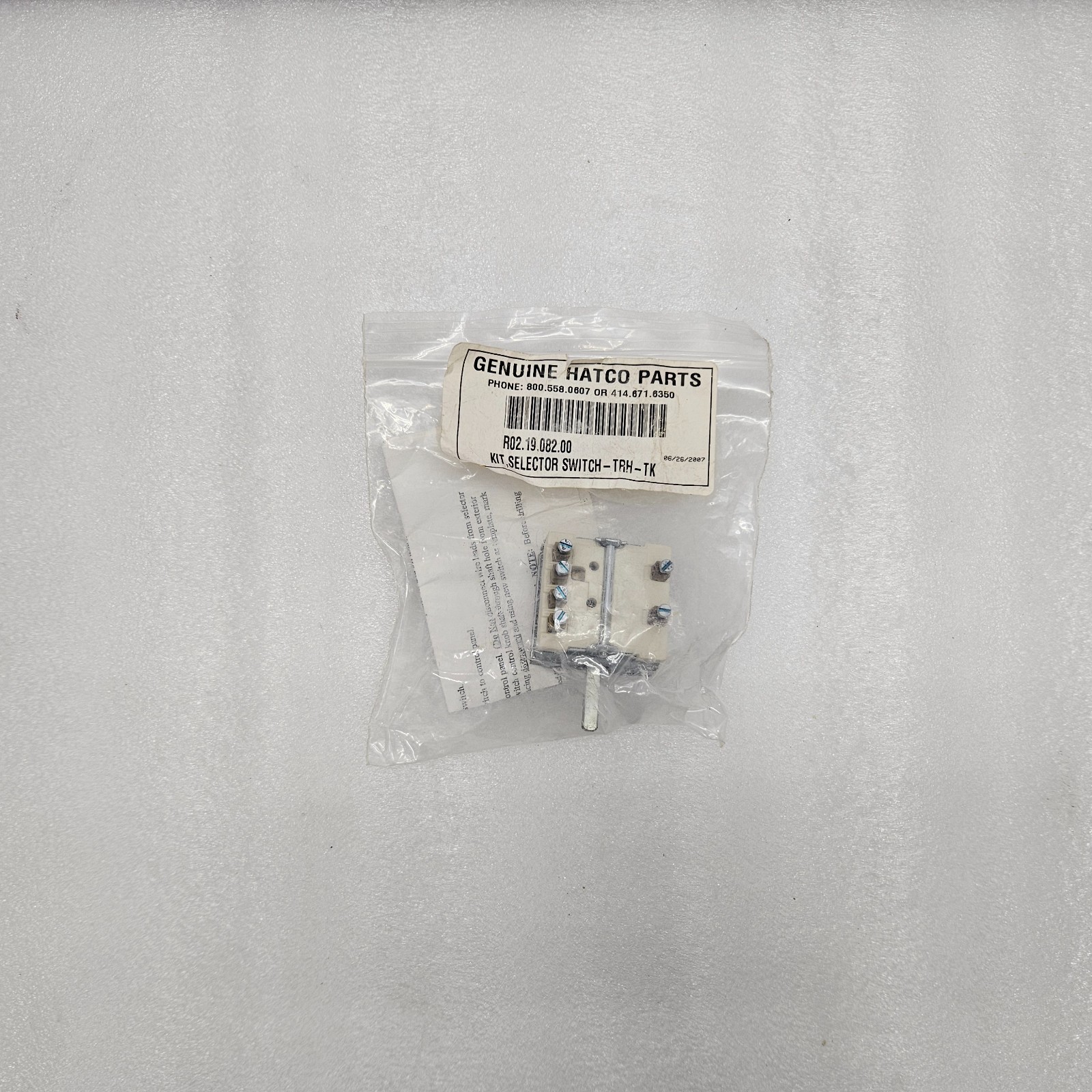 EGO 521.828 ROTARY SWITCH 4924915001 NEW