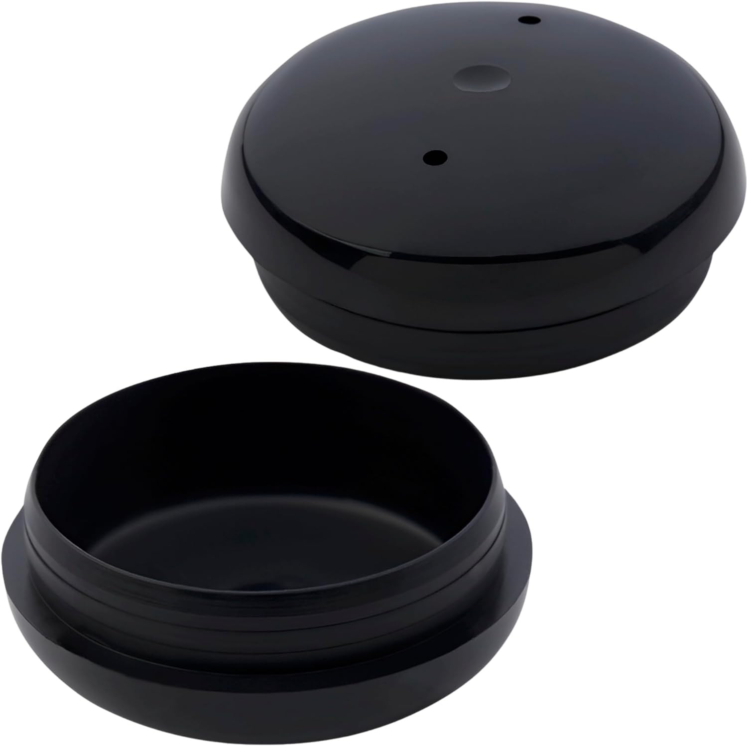 1-1/2" Wrought Iron Patio Furniture Feet Caps - round Plastic Outdoor Metal Tabl