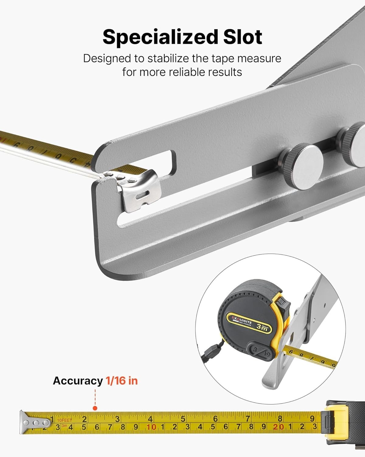 Heavy Duty Alignment Plates with Measuring Tapes & Digital Angle Finder – 2 PCS