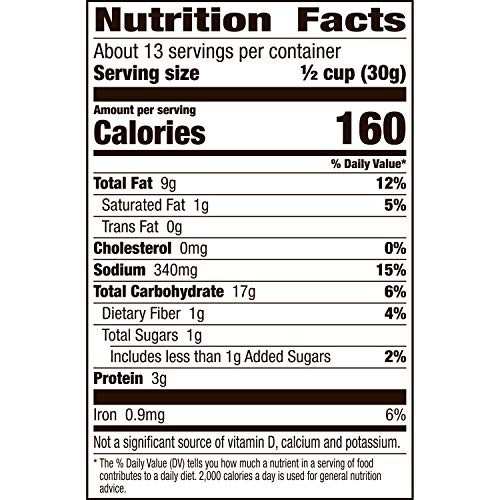 , Roasted Garlic Rye Chips, 14 oz