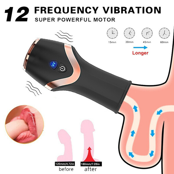 2024 Updated Electric Penis Pump Rechargerable for Male Penis Enlarger ED Gift