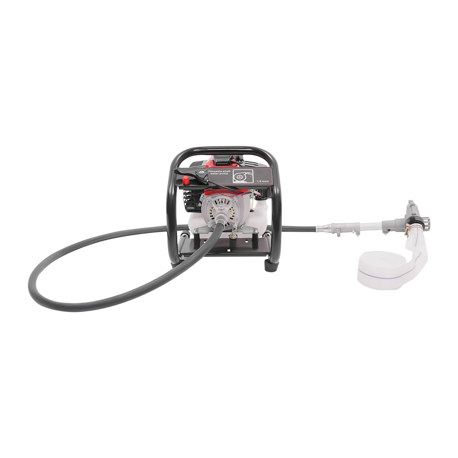 2 Stroke Portable Gasoline Water Pump 1.5" Gas-Powered Water Transfer Pump USA