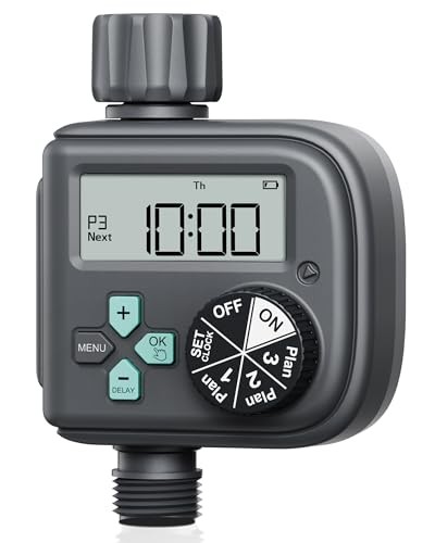 RAINPOINT SPRINKLER TIMER WITH 3 INDEPENDENT PROGRAMS HOSE TIMER IT517P - Green