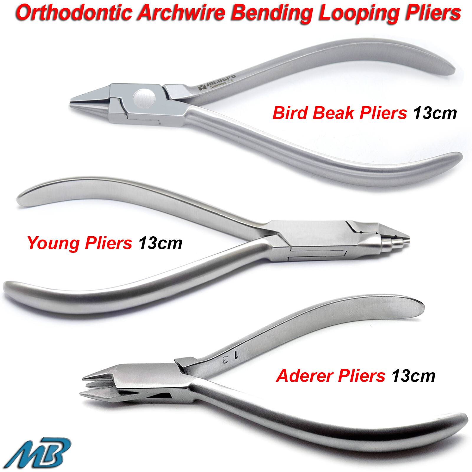 Dental Archwire Bending Loop Forming Angel Pliers Orthodontic Wire Forming Plier