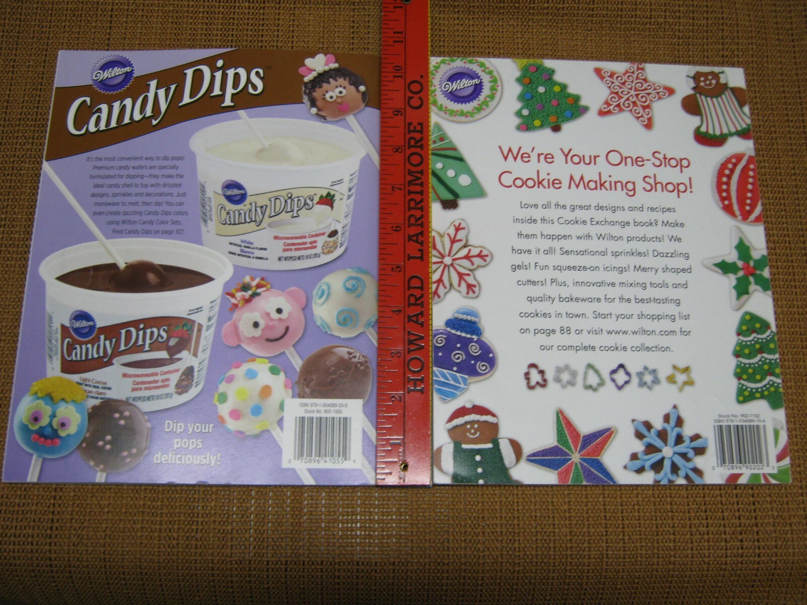 2 Wilton POPS and COOKIE EXCHANGE cook books