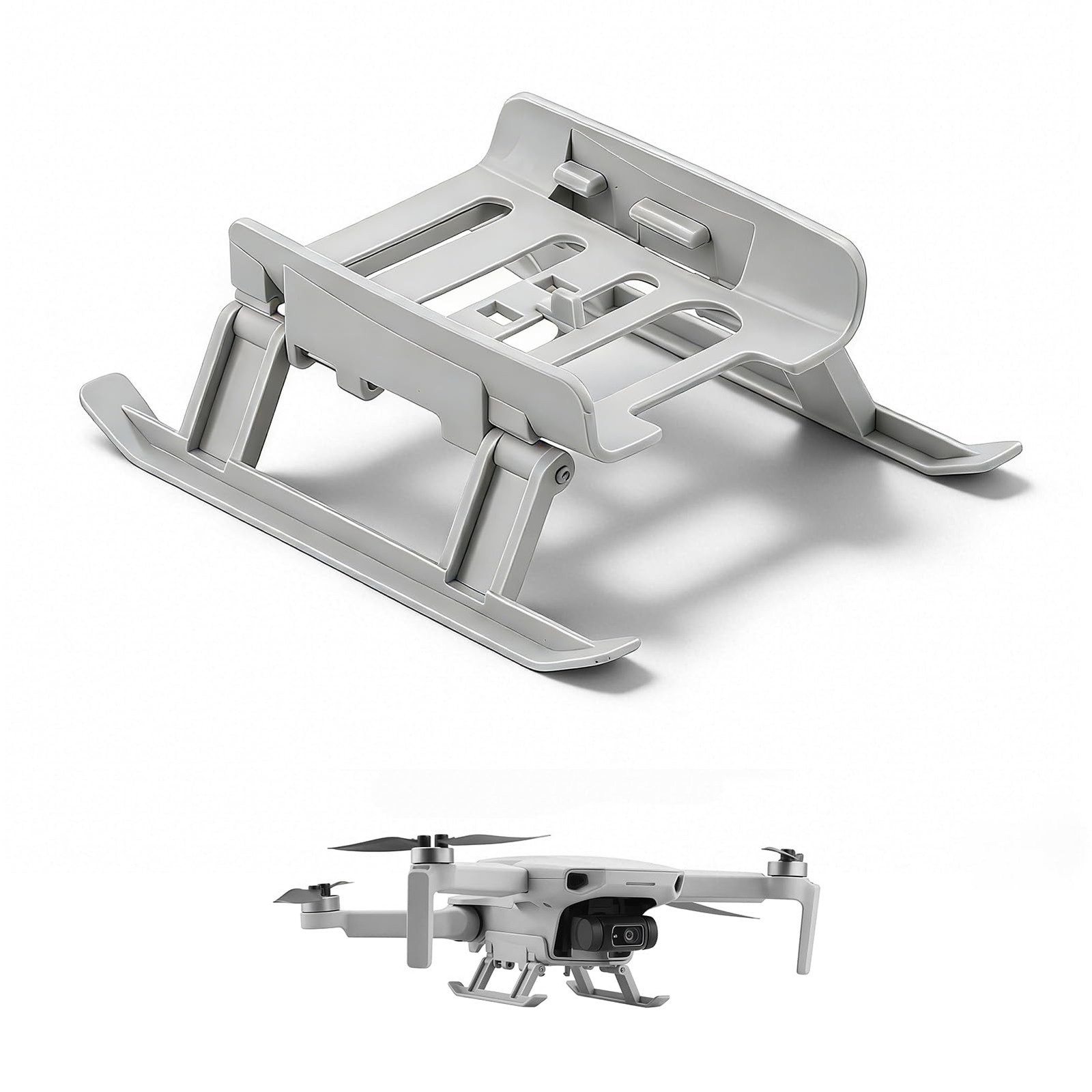 KAIOULU Landing Gear Extensions, Drone Foldable Height Extended Leg White