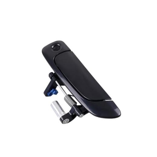 Black No Painted Front Rear Exterior Door Outer Handle Compatible Front Left