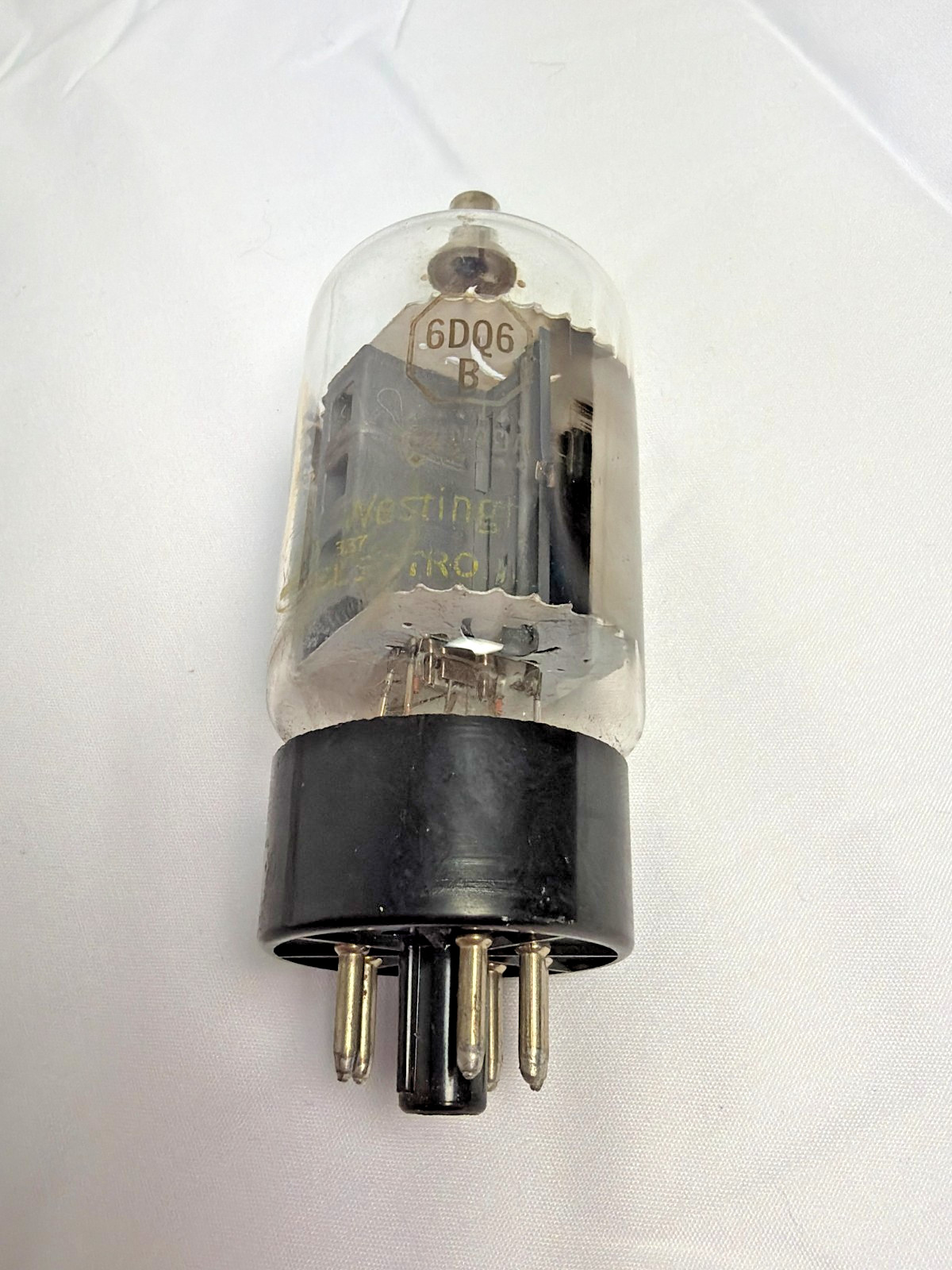 Westinghouse 6DQ6B Vacuum Tube Made in Canada Untested AS-IS