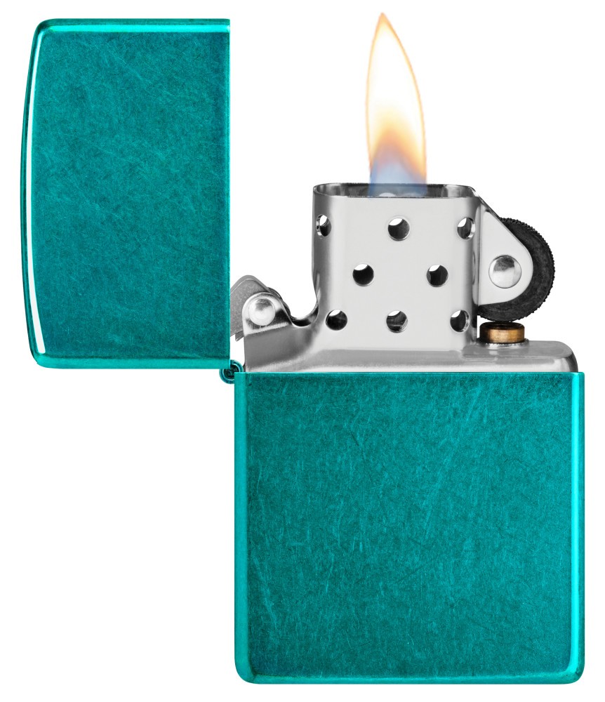 Zippo Classic Candy Teal Windproof Pocket Lighter, 24004