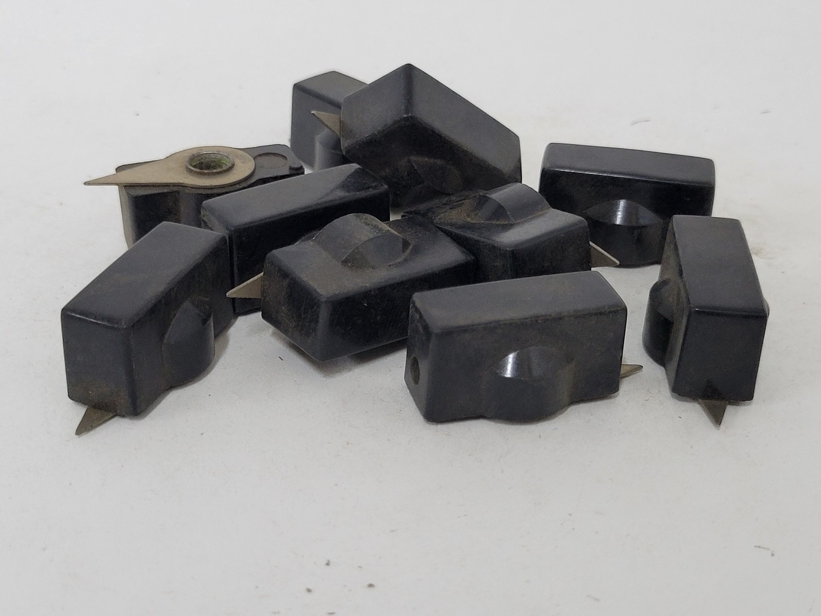 10X National HRP-P bar knob - new old stock - for 1/4" shafts - metal pointer