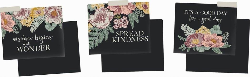 Primitives by Kathy File Folder Set - Spread Kindness (6 Folders, 2 of each) NEW
