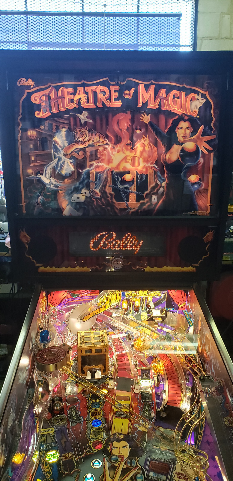 1995 Theater of Magic pinball machine by Midway - fully restored, rare