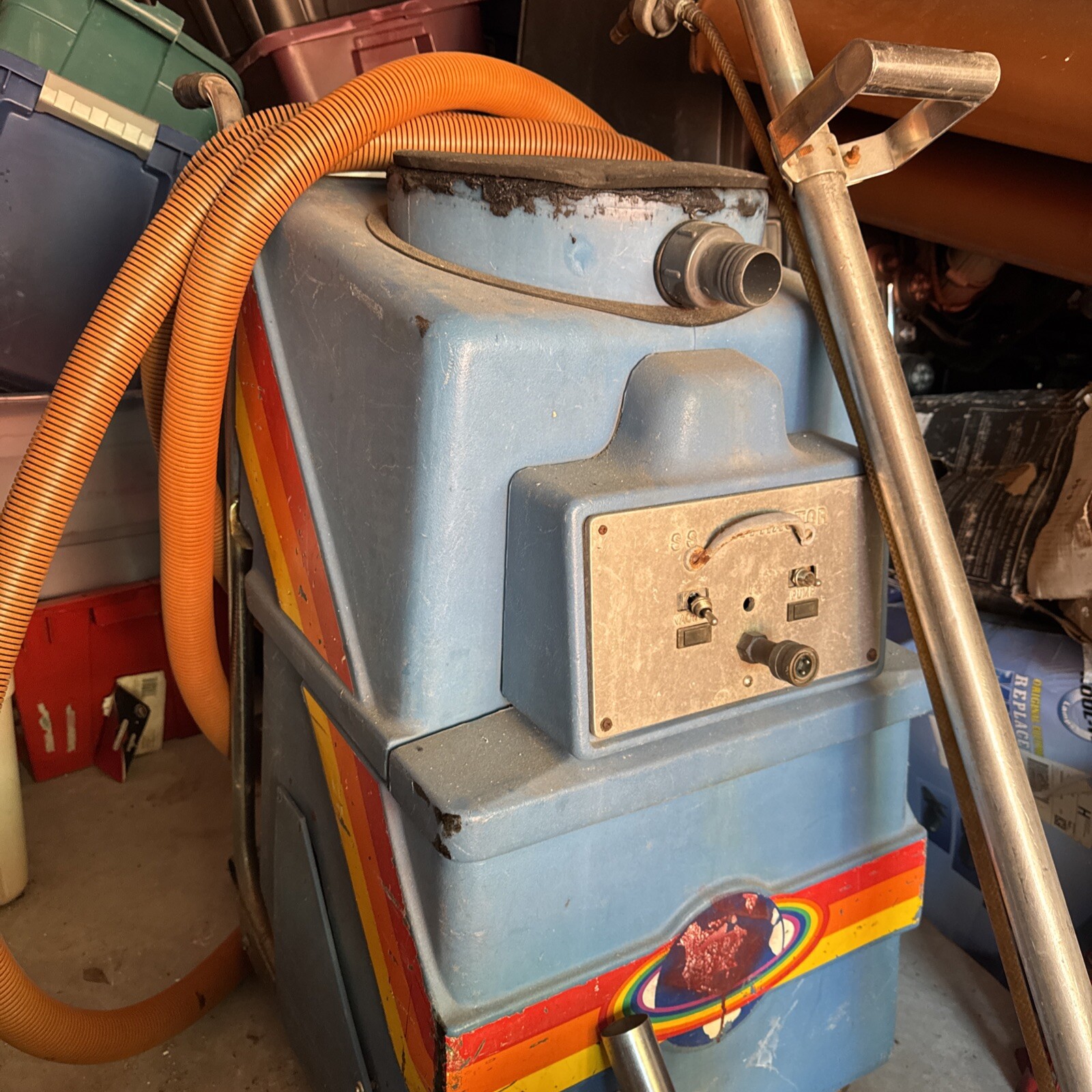 SS Extractor Carpet Cleaning And Vacuum Machine With Attachments And Hoses