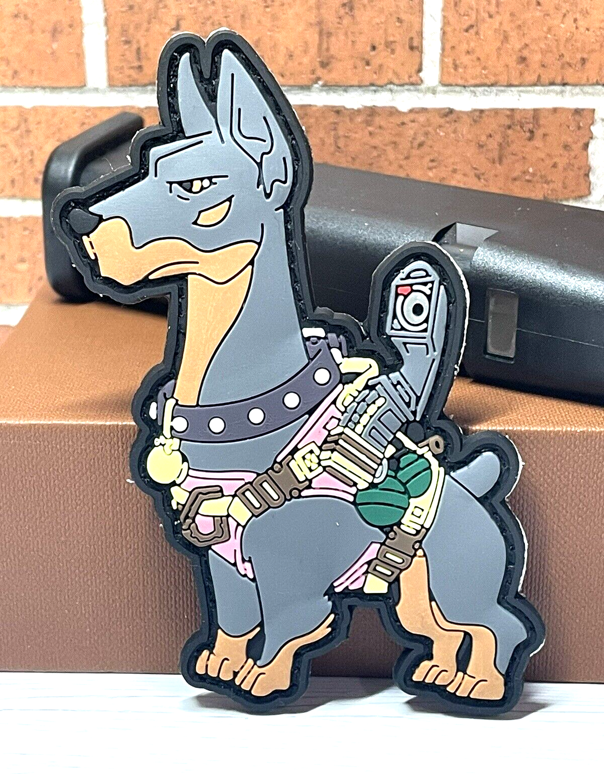 PVC Tactical Morale Patch - Doberman Dog Patch - Military K9 Patch