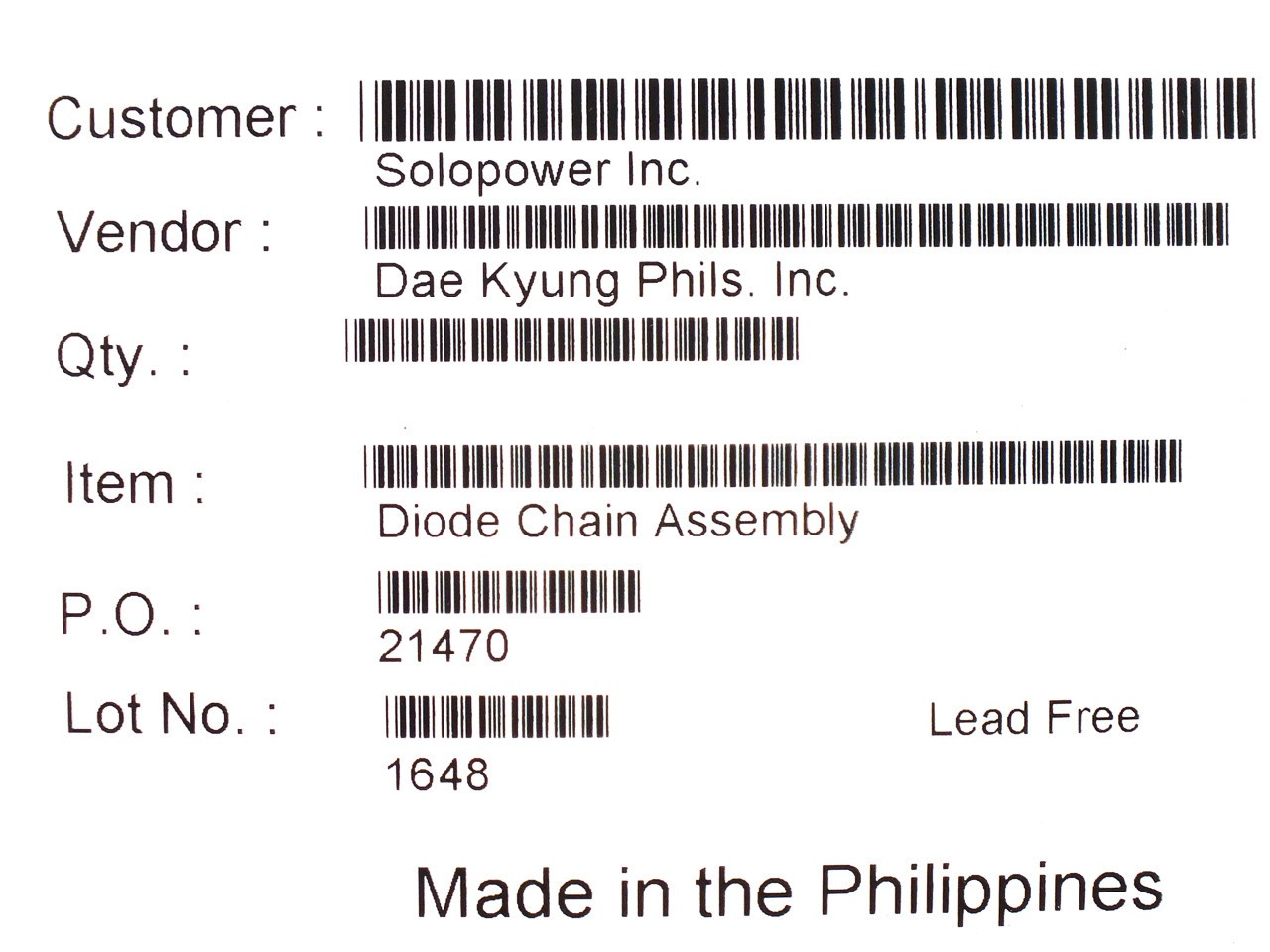 Dae Kyung Phils Diode for Flexible Solar Panel - Pack of 10 124S M65