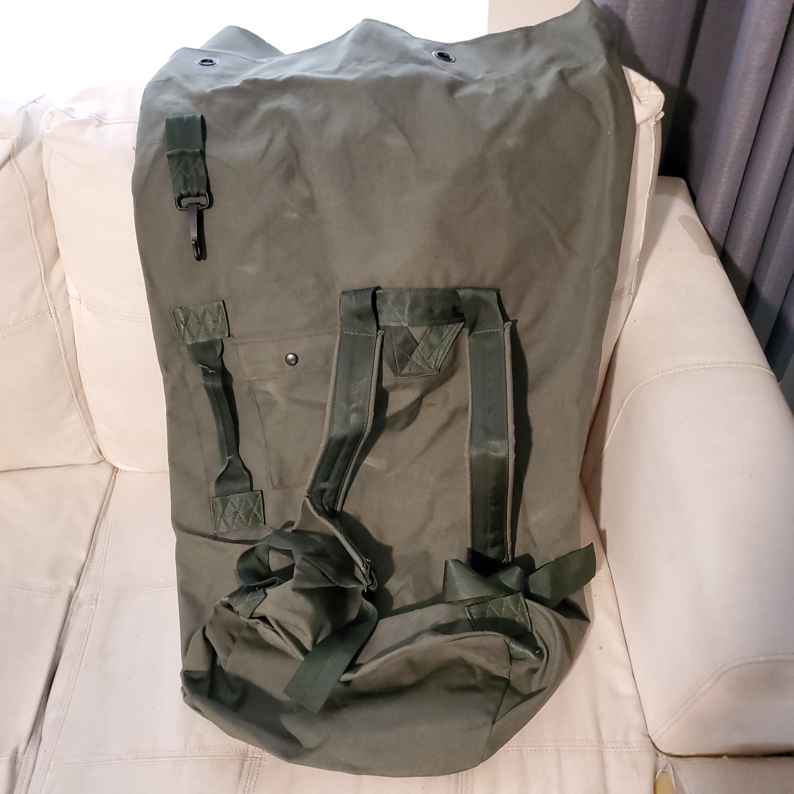 Marine Corps Sea Bag Military Duffel Bag USMC Deployment Bag  OD Olive Drab Pack