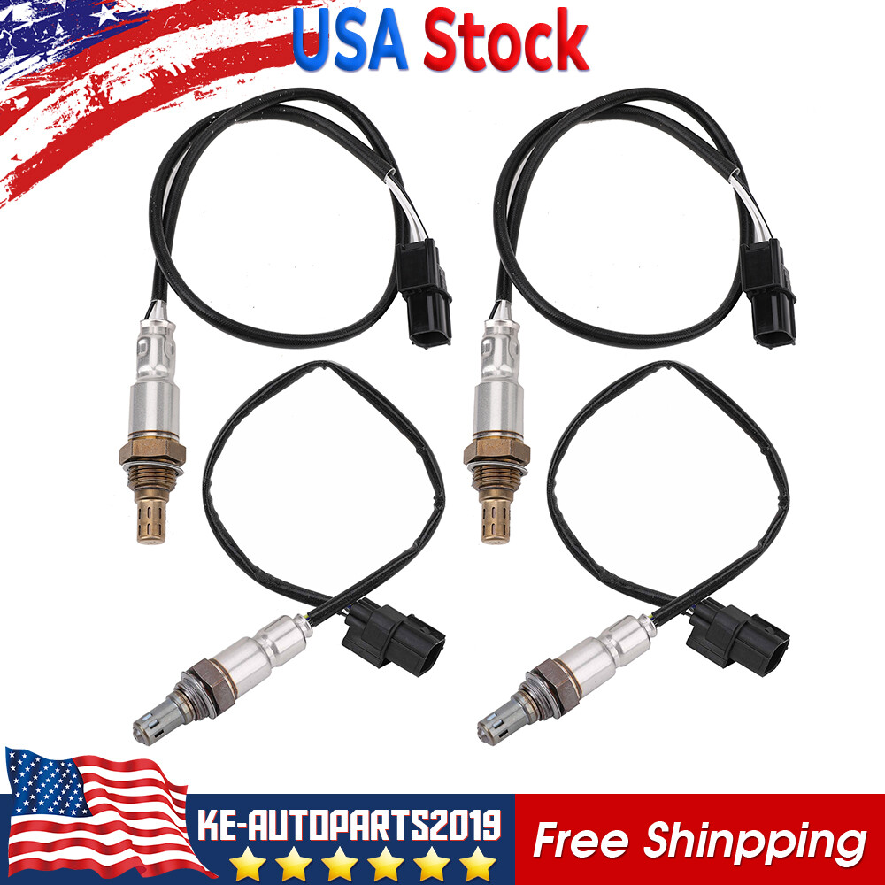 4X Oxygen Sensor For 2009-2011 Honda Pilot Ridgeline 3.5L Upstream&Downstream KE