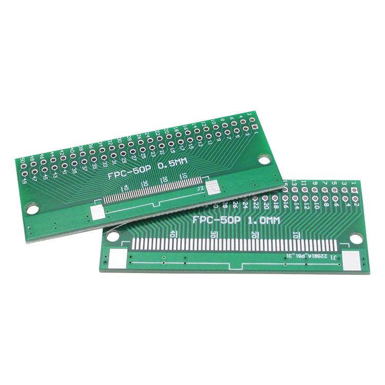 5pcs FFC/FPC 50 PIN 1mm 0.5mm to DIP Adapter PCB Board Converter Double Side