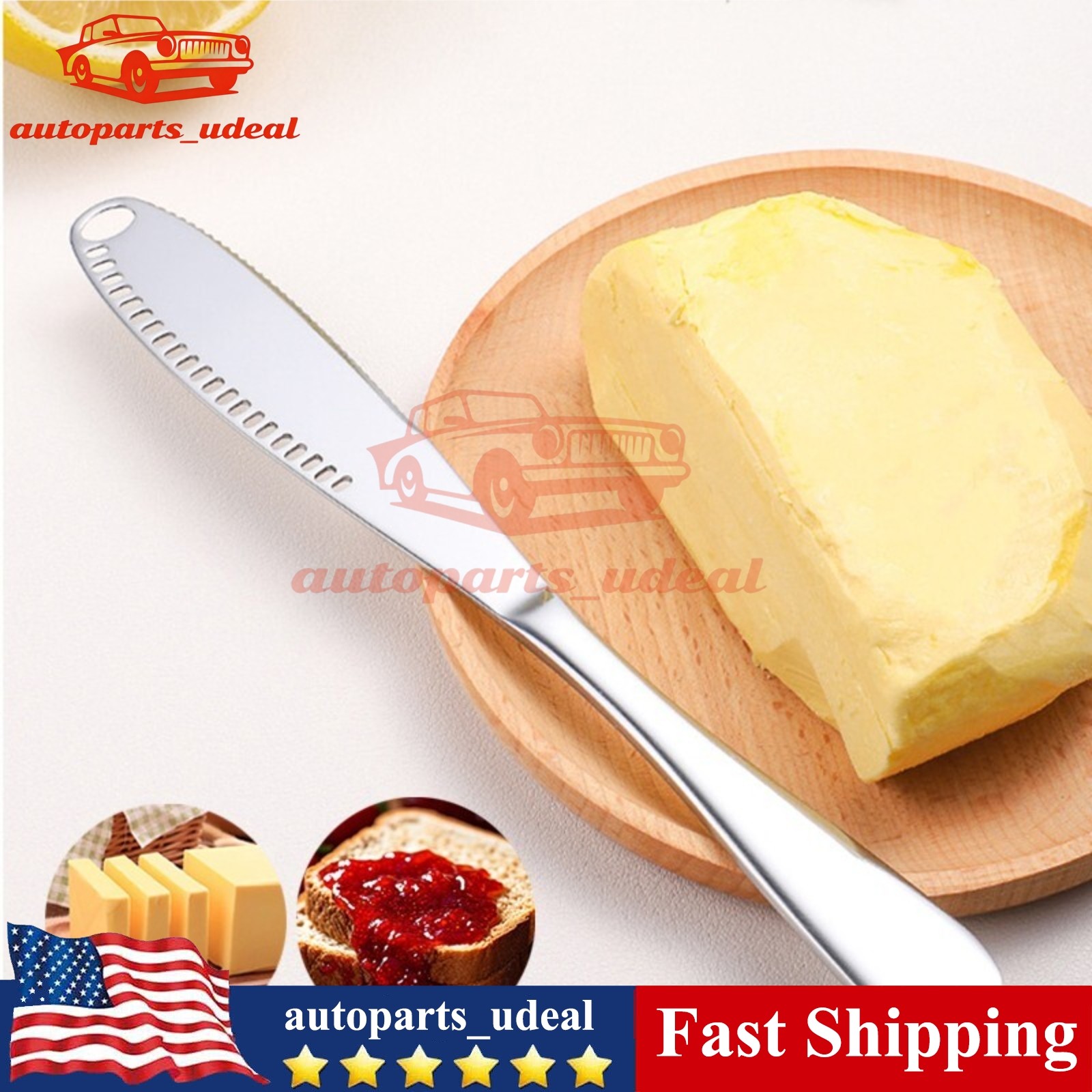 1PCS Cold Butter Knife & Spreader for Cheese Jar Cream Stainless Steel Home Tool