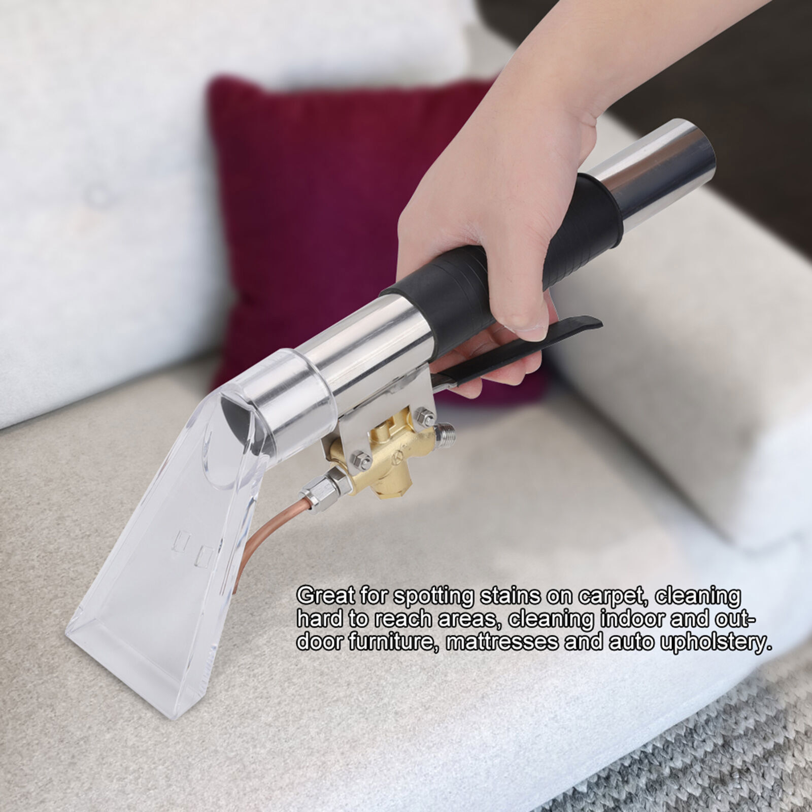 Carpet Cleaning High Temperature Cleaner Furniture Upholstery Manual Extractor