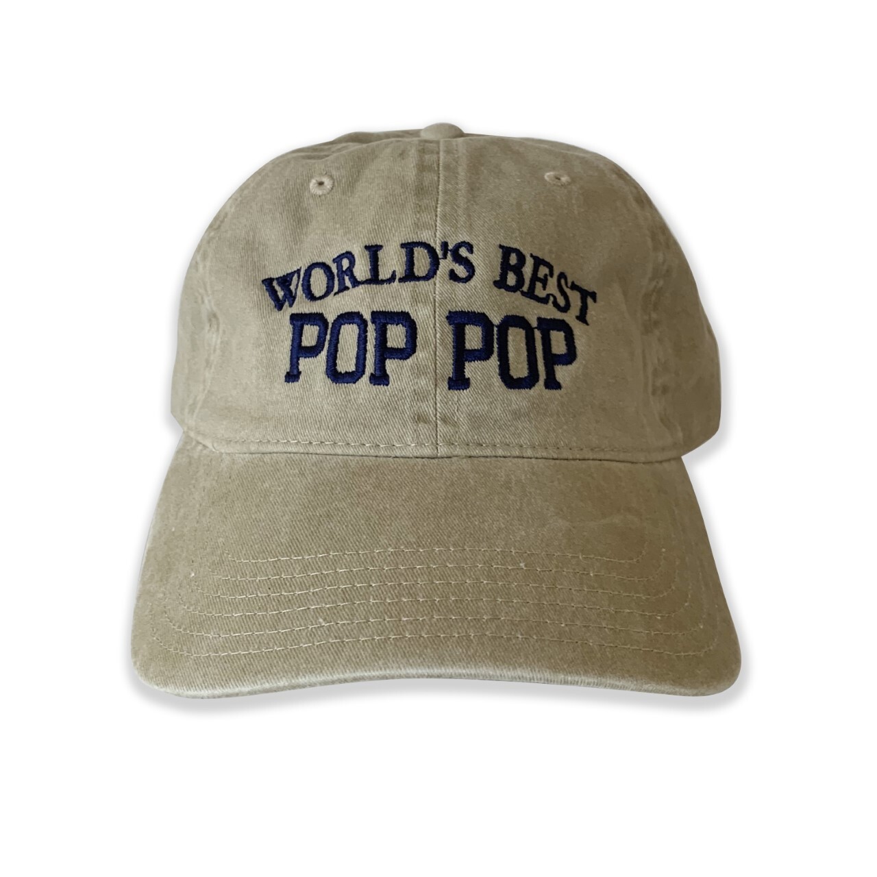 World's Best POP POP Cap grandpa cap embroidered cap baseball cap dad cap