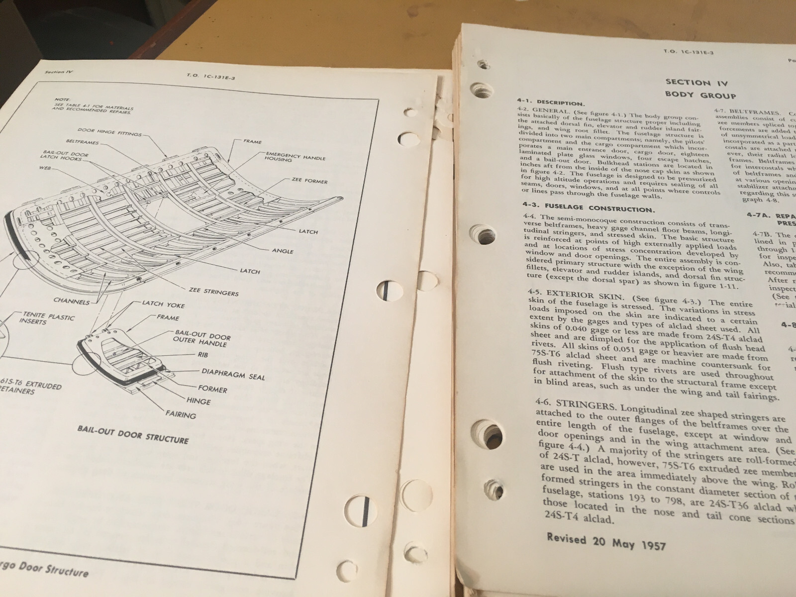 Convair C-131E Structural Repair Manual