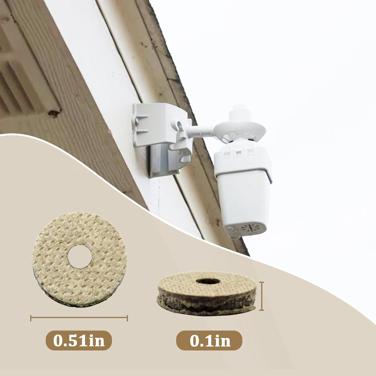 Rain Sensor Hygroscopic Discs Replacement for rainbird Irrigation 16 Pcs | Wo...