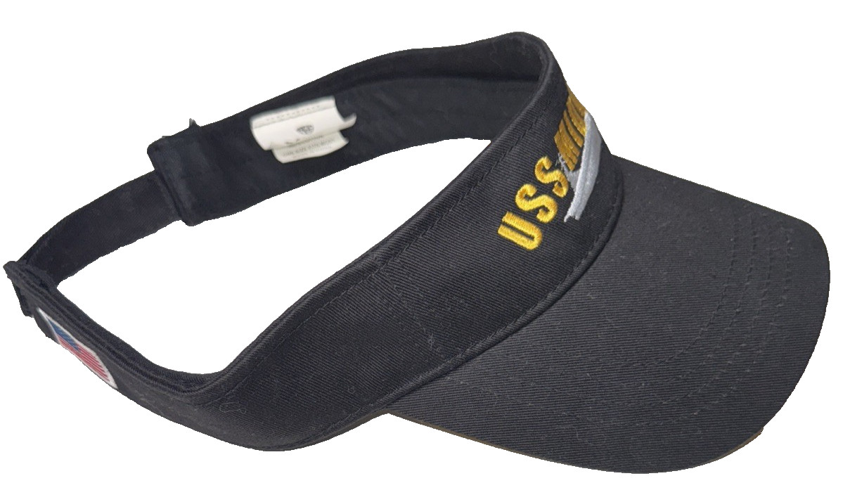 USS MIDWAY MAGIC SAN DIEGO NAVAL MUSEUM VISOR HAT BLACK