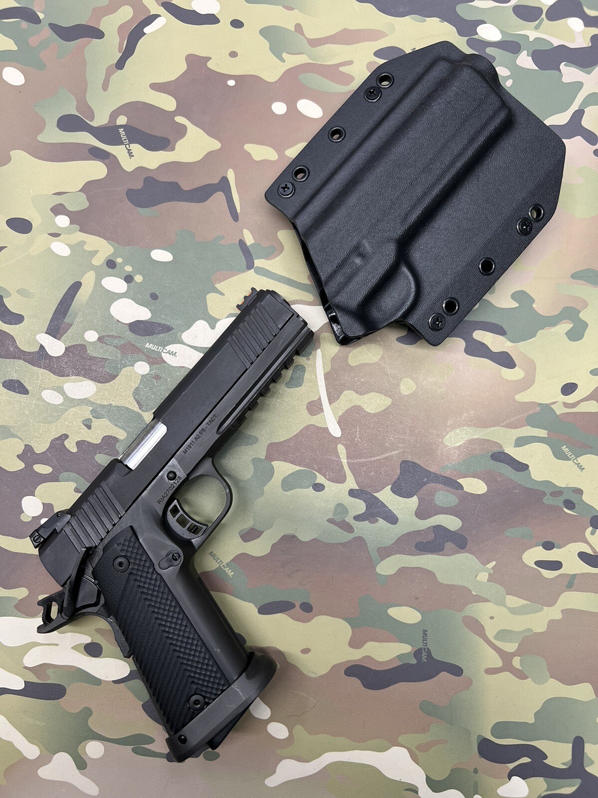 Black Kydex Holster for Rock Island M1911-A2 FS Tactical 5"