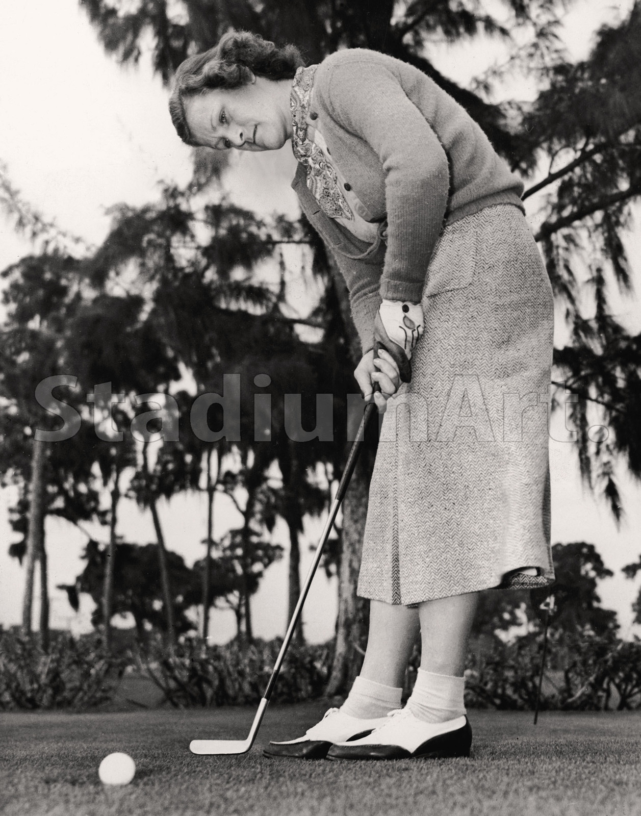 Babe Didrikson Zaharias Golfer Golf Photo 11"x14" Print Putting