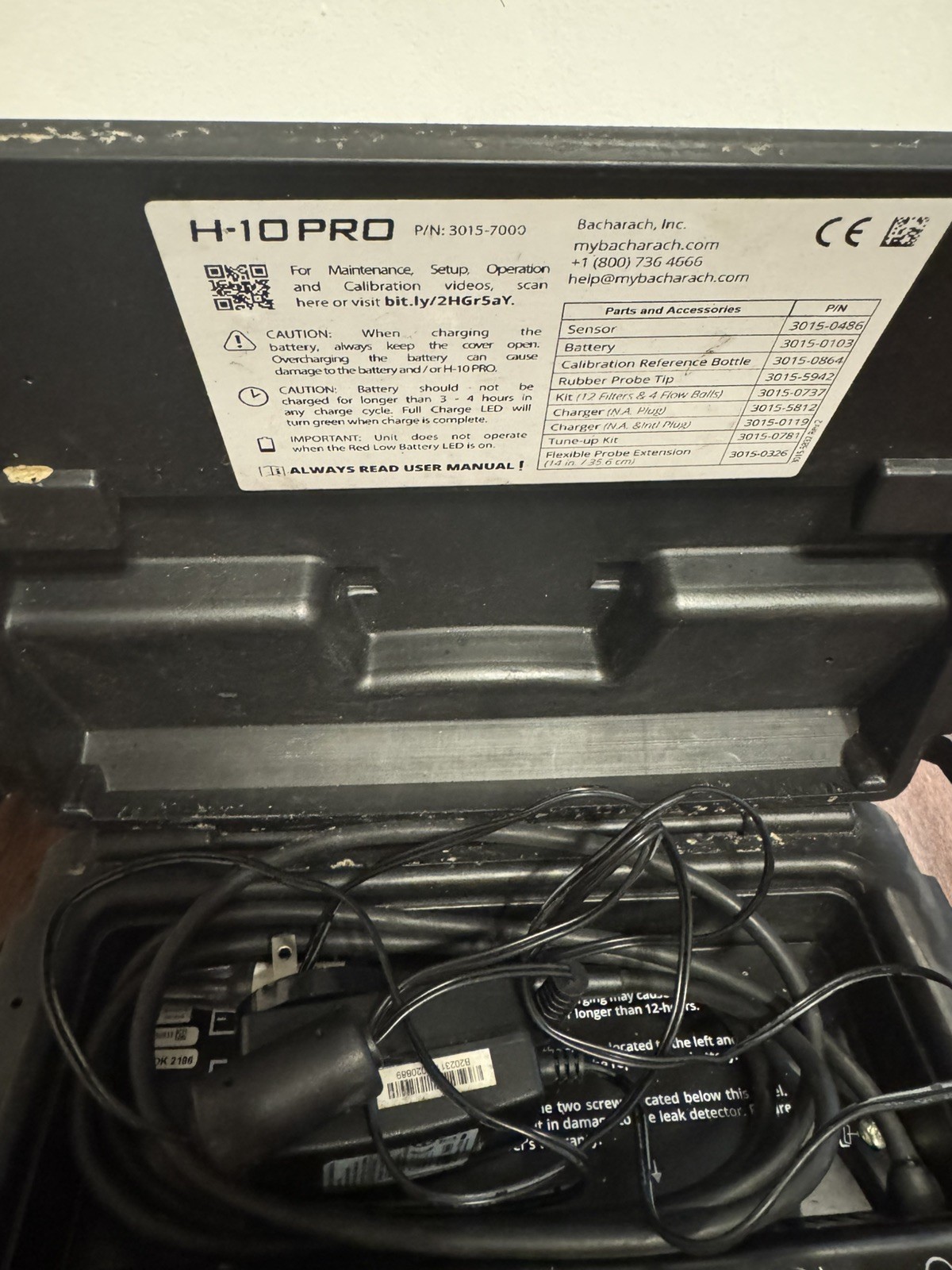 Bacharach H-10 PRO Refrigerant Leak Detector CFC HCFC HFC