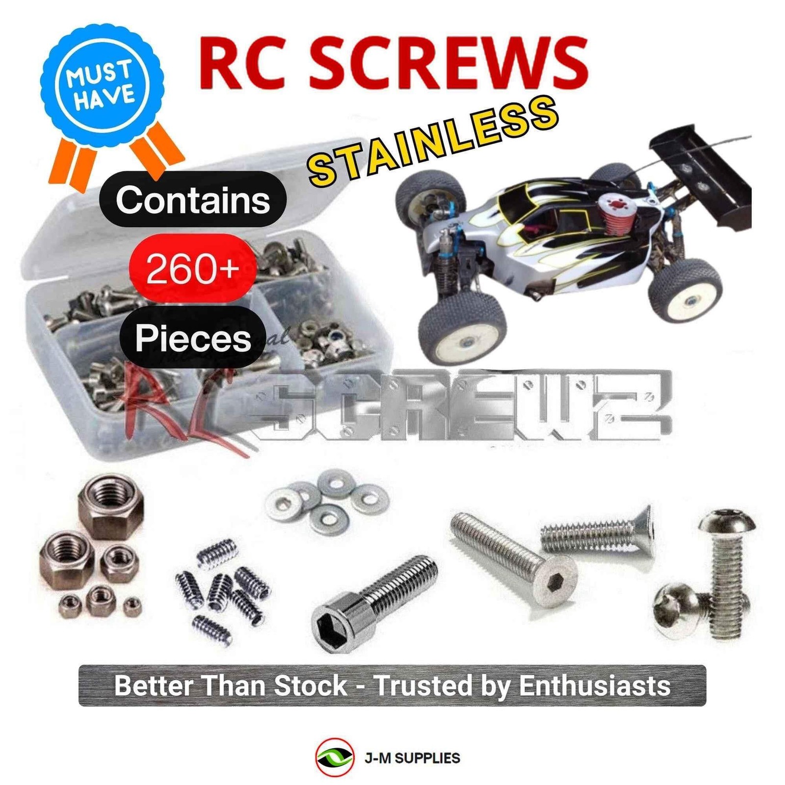 RCScrewZ Stainless Screw Kit ofn028 for Ofna Ultra LX Comp 1/8 Nitro Buggy | SET