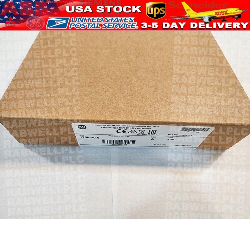 AB1756-IA16 ControlLogix 16Pt AC Input Module New Factory Sealed US USA