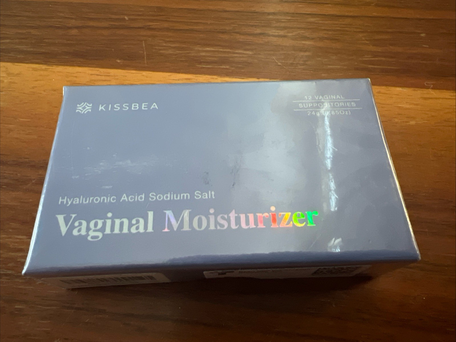 Kissbea 12 Hyaluronic Acid Suppositories Vaginal Moisturizer Vit E Coconut Oil