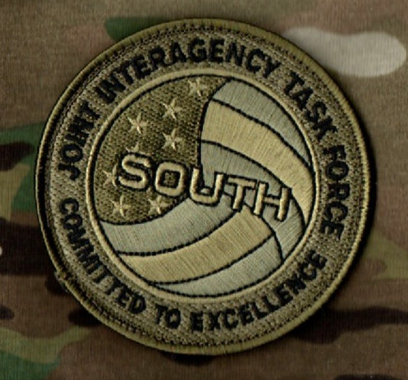 JIATF JOINT INTERAGENCY TASK FORCE SOUTH vêlkrö PATCH: COMMITTED TO EXCELLENCE