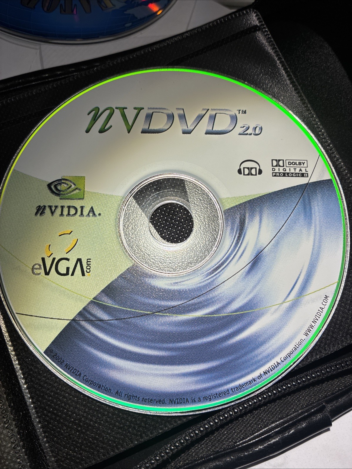 Vintage 2002 NVIDIA NVDVD 2.0 DVD Player Software CD-ROM EVGA Windows PC