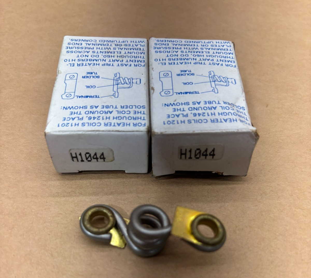 Lot of 2x Cutler-Hammer H1044 Thermal Overload Heating Element Heater Coil Eaton