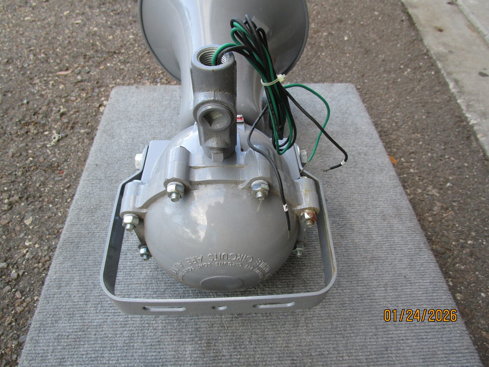 Edwards Duotronic Explosion Proof Horn 24 VDC Model 5522M-AQ