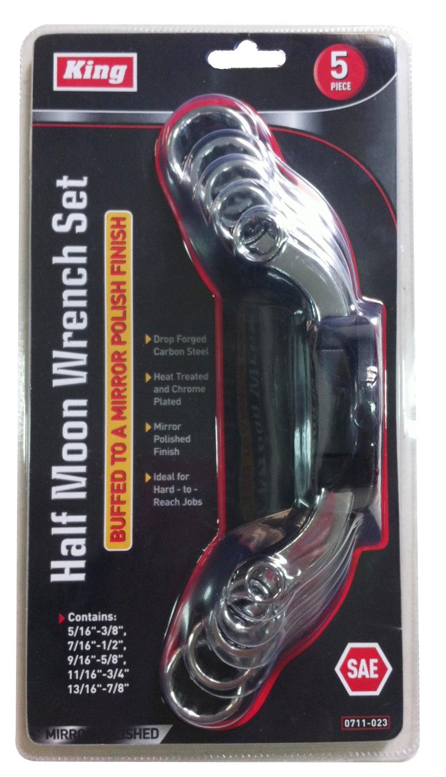 Half-Moon Wrench Set NEW