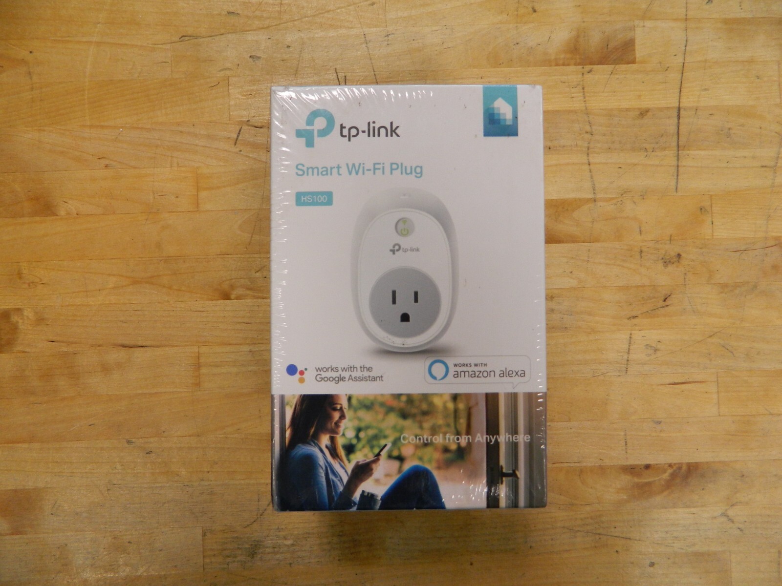 Brand New TP-Link HS100 Wi-Fi Smart Plug Alexa Google Sealed