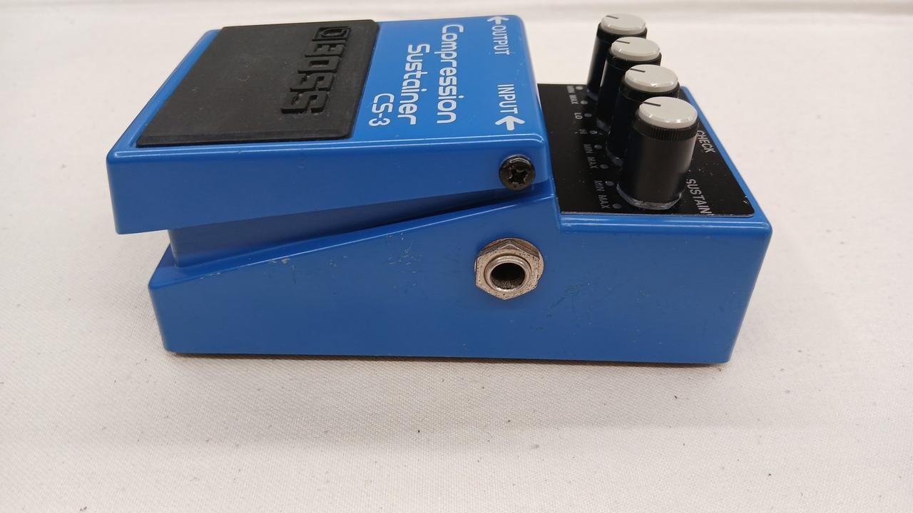 BOSS CS 3 Effects Pedal Compressor Guitar Gear Tested Genuine Authentic