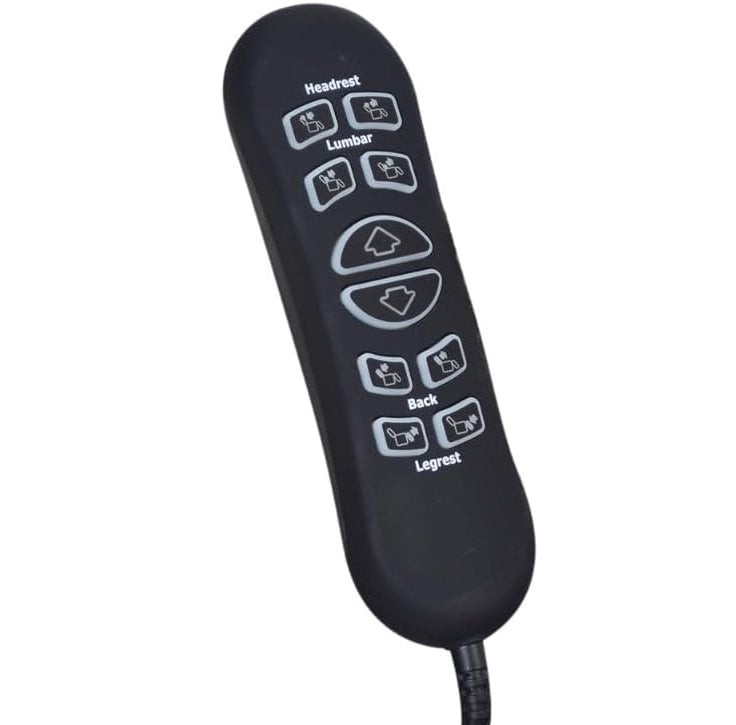Lift Chair Power Headrest, Power Recline & Lumbar Replacement Hand Wand Remote