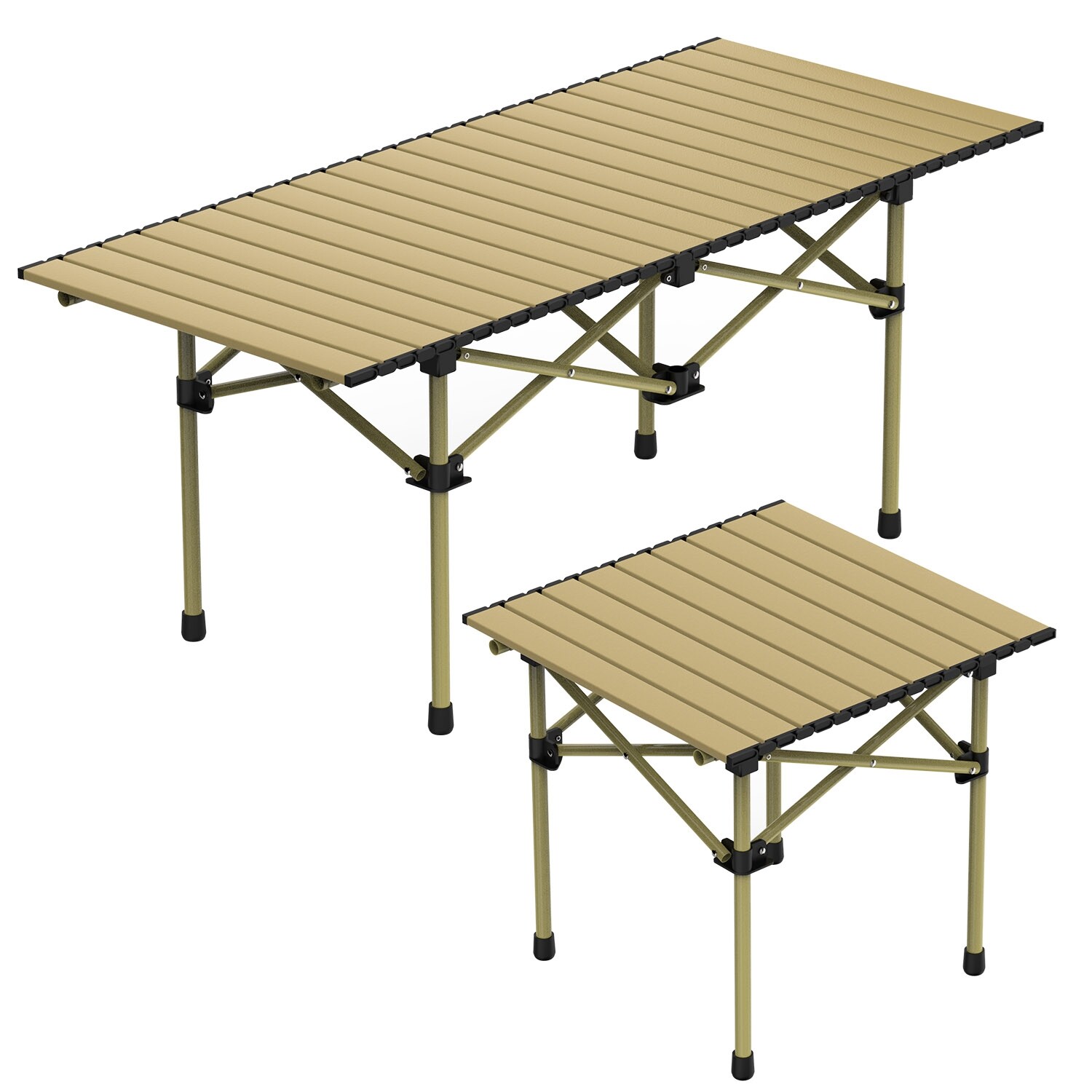 Camping Table BBQ Desk Carbon Steel Camping Hiking BBQ Picnic Table Portable