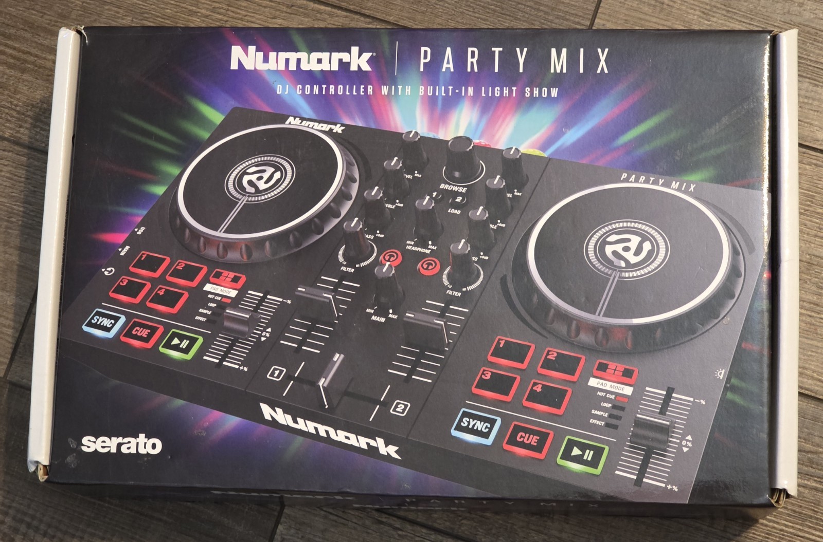 Numark Party Mix II DJ Controller with Built-in Light Show