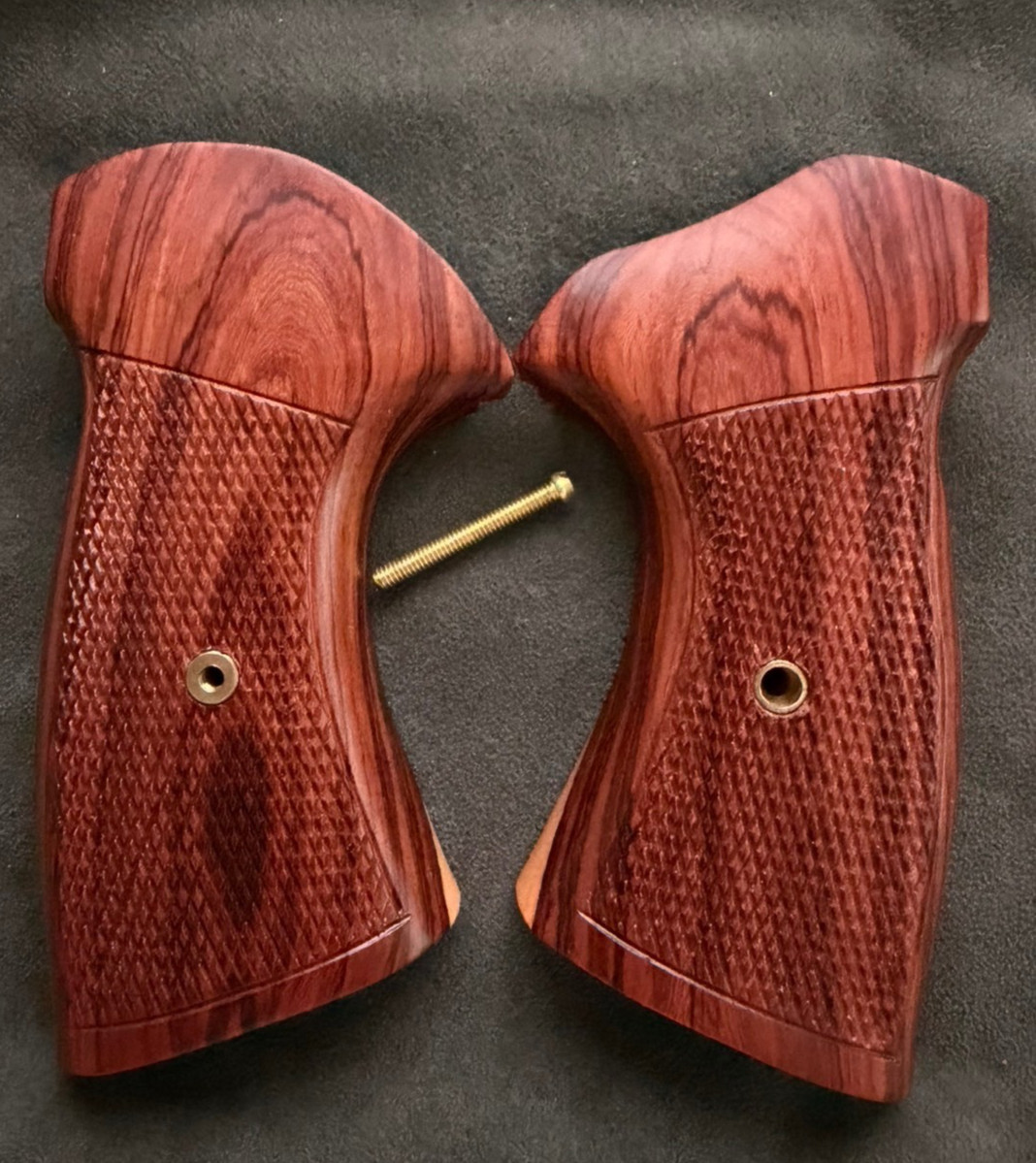 Ruger GP100 grips or Super Redhawk Alaskan models,New Hardwood,Handmade,Jaruwan