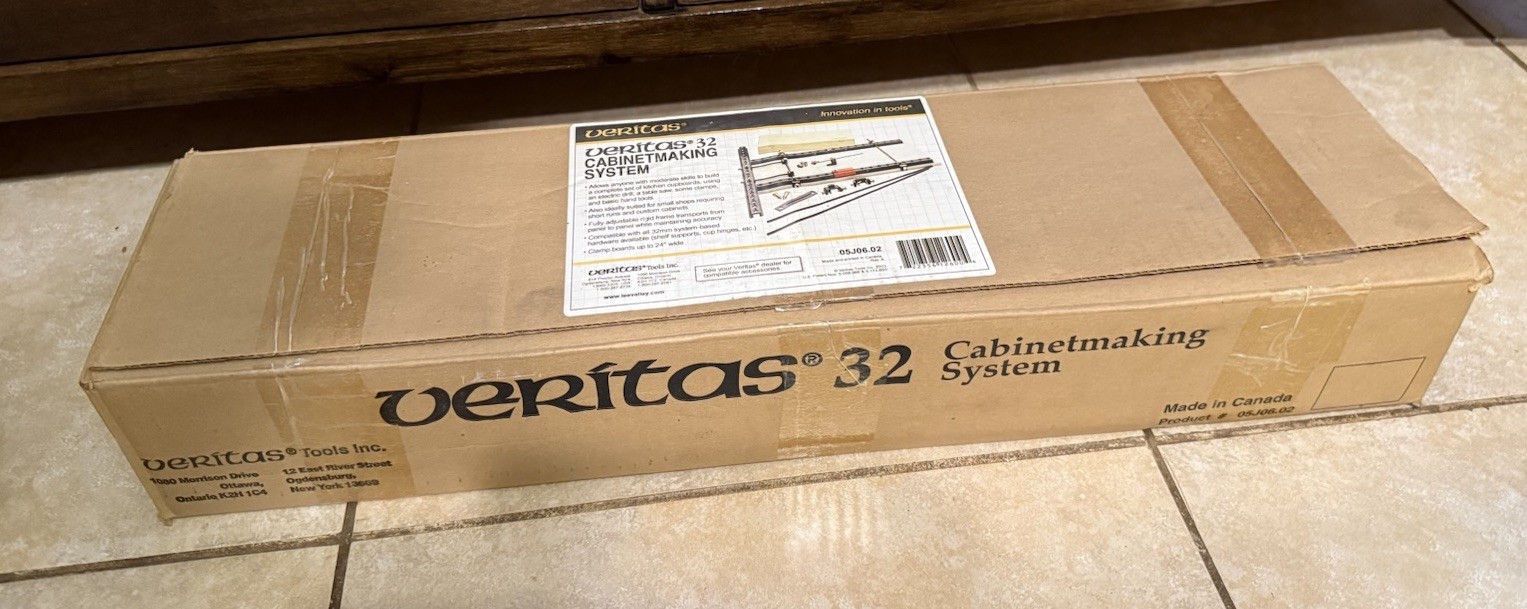 Veritas Deluxe 32 Cabinetmaking System In Box Shelf Pin Cabinet Jig Brand New