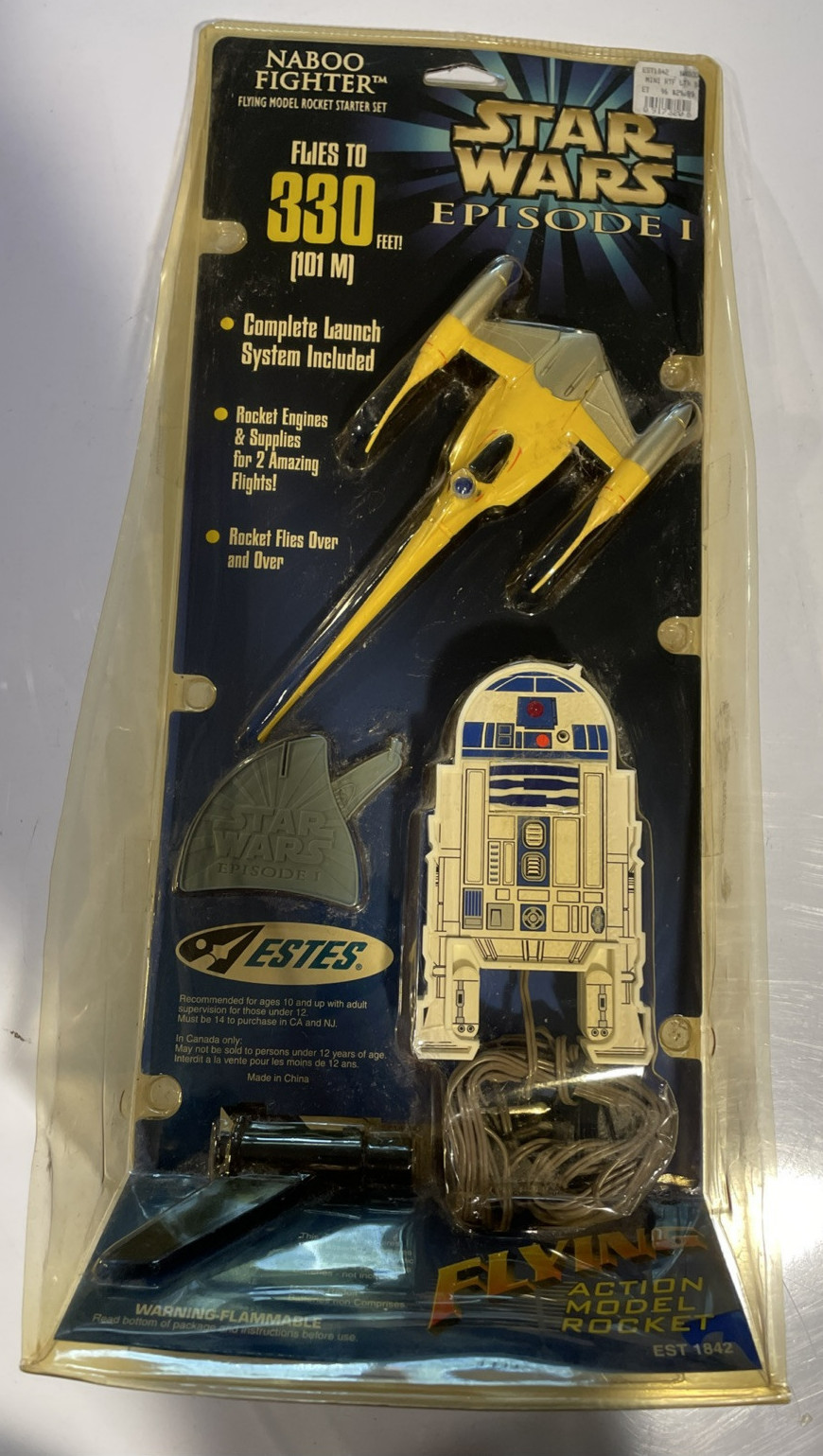 Estes - 1842 - Naboo Fighter Model Rocket Starter Set -New Motors Removed