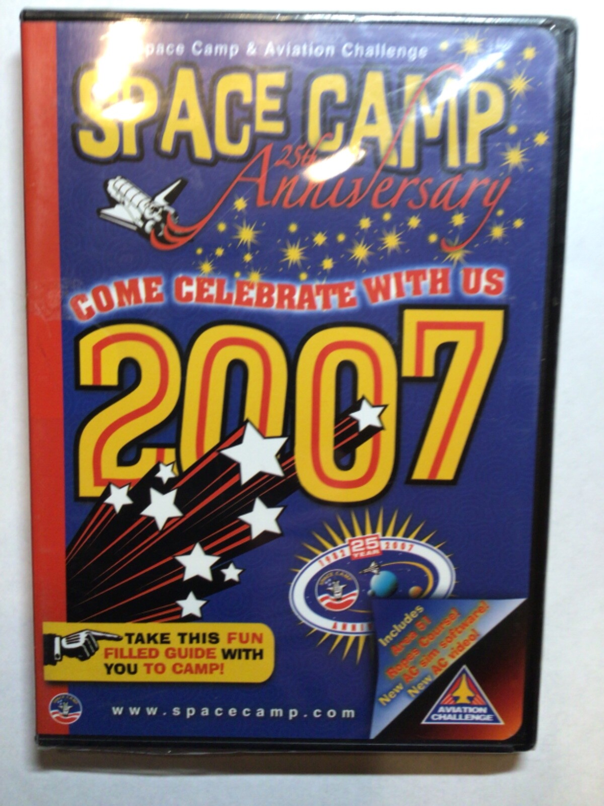2007 SPACE CAMP 25th anniversary DVD & aviation challenge