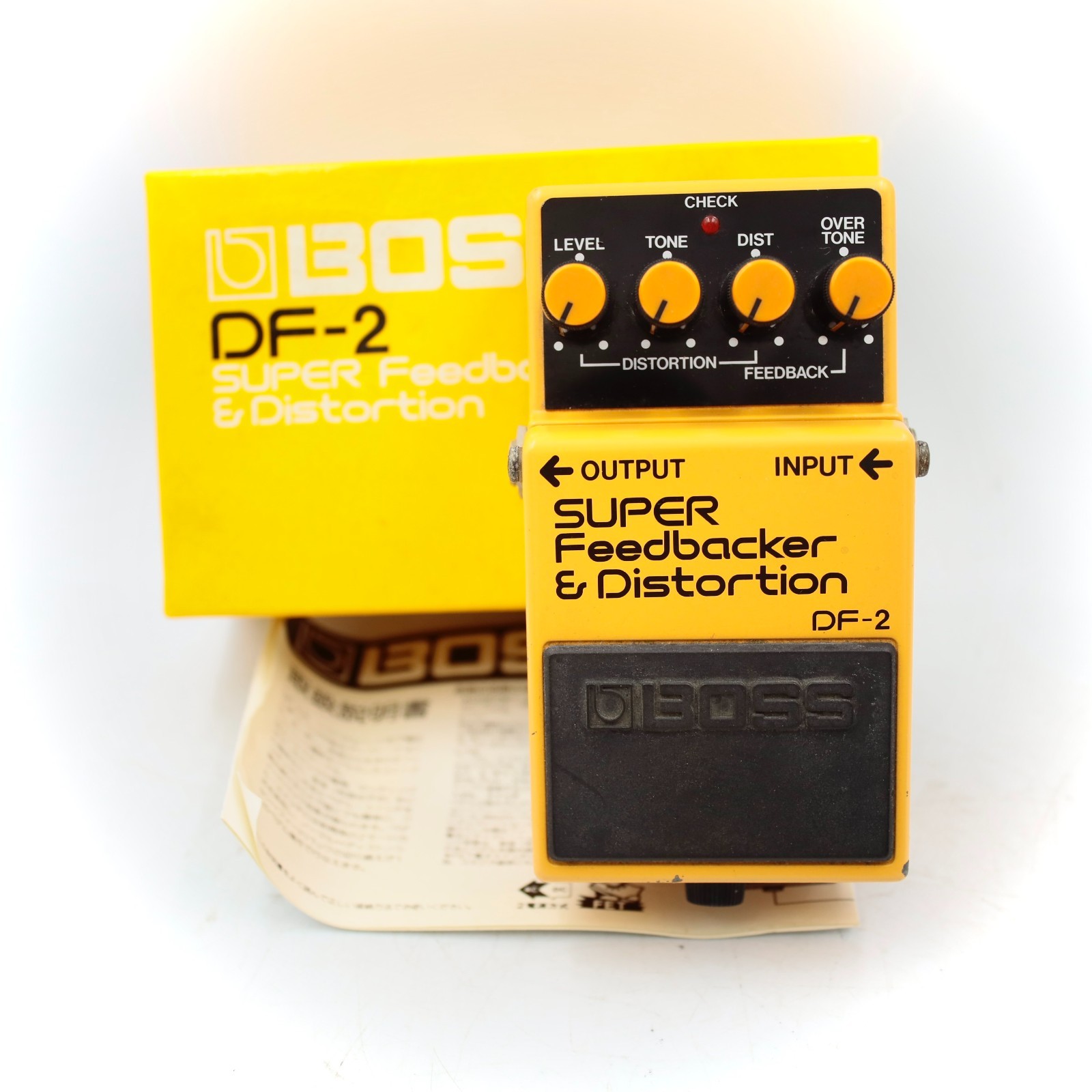 BOSS DF-2 Super Feedbacker and Distortion With Original Box 1986 MIJ 677700
