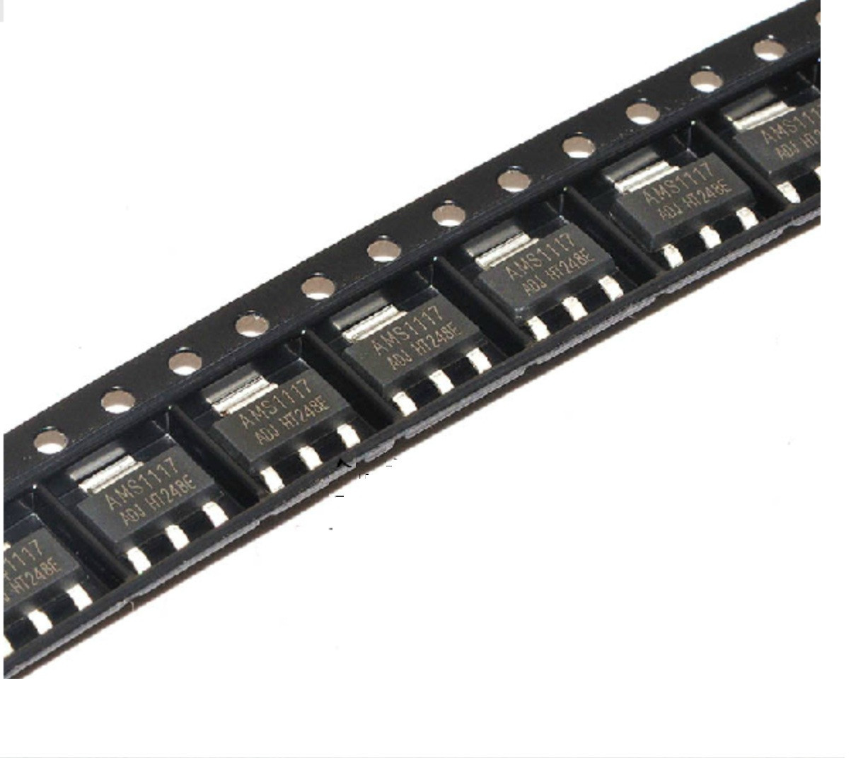 10Pcs AMS1117-ADJ AMS1117 LM1117 1A SOT-223 Voltage Regulator